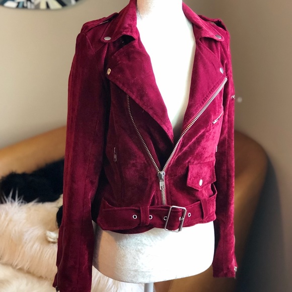 UNIF - Sangre Velvet Moto Jacket S LNC - Picture 4 of 4